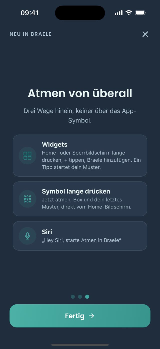 Atmen von überall