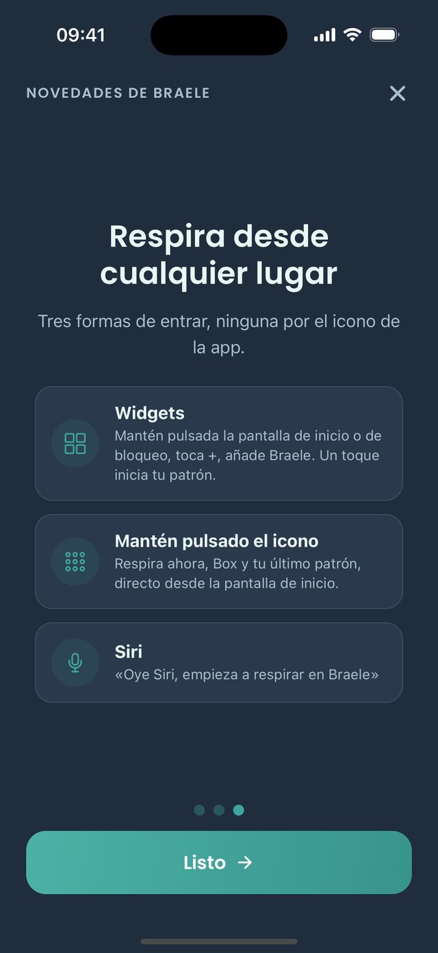 Respira desde cualquier lugar