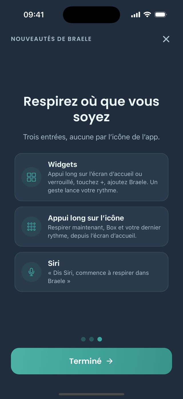 Respirez où que vous soyez