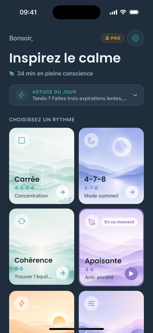 Une sphère, six rythmes